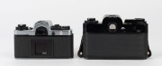 FRANKE & HEIDECKE: Two Rolleiflex&nbsp;SLR cameras - one 1978 SL35E [#6371856]&nbsp;with Planar 50mm f1.8 lens [#1204619] and front lens cap, and one black-body 1976 SL35M [#4796040] with Planar 50mm f1.8 lens [#1101627], front lens cap, and Hoya Skylight(1B) lens - 3