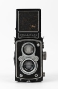 FRANKE & HEIDECKE: Rolleiflex Automat I TLR camera [#609541], circa 1938, with Tessar 75mm f3.5 lens [#1920664] and Compur-Rapid shutter. - 2