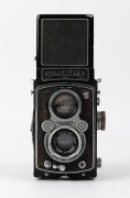 FRANKE & HEIDECKE: Rolleiflex Automat I TLR camera [#684335], circa 1938, with Tessar 75mm f3.5 lens [#160074] and Compur-Rapid shutter.  - 2