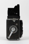 FRANKE & HEIDECKE: Rolleiflex Automat I TLR camera [#684335], circa 1938, with Tessar 75mm f3.5 lens [#160074] and Compur-Rapid shutter.  - 3