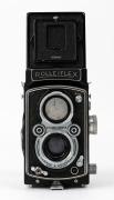 FRANKE & HEIDECKE: Rolleiflex Automat MX-sync TLR camera [#1211017], circa 1951, with Tessar 75mm f3.5 lens [#616113] and Synchro-Compur shutter. - 2