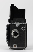 FRANKE & HEIDECKE: Rolleiflex Automat MX-sync TLR camera [#1211017], circa 1951, with Tessar 75mm f3.5 lens [#616113] and Synchro-Compur shutter. - 3