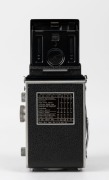 FRANKE & HEIDECKE: Rolleiflex Automat MX-sync TLR camera [#1211017], circa 1951, with Tessar 75mm f3.5 lens [#616113] and Synchro-Compur shutter. - 4