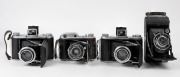 HOUGHTON: Four folding cameras - one Ensign Ranger [#D16430], two Selfix 820 Specials [#243244 & #261683], and one Ensign Autorange 220 [#4851]. (4 cameras) - 2