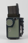FRANKE & HEIDECKE: Rolleiflex 4x4 'Grey Baby'&nbsp;TLR&nbsp;camera, circa 1959, with Xenar&nbsp;60mm f3.5 lens [#5277155] and&nbsp;Synchro-Compur&nbsp;shutter, with plastic lens cap. - 3