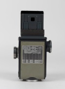 FRANKE & HEIDECKE: Rolleiflex 4x4 'Grey Baby'&nbsp;TLR&nbsp;camera [#2049622], circa 1959, with Xenar&nbsp;60mm f3.5 lens [#5655792] and&nbsp;Synchro-Compur&nbsp;shutter, with plastic lens cap. - 5