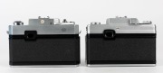 NIPPON KOGAKU: Two Nikkorex SLR cameras - one 1960&nbsp;Nikkorex 35&nbsp;[#75074] with Nikkor-Q&nbsp;50mm f2.5 lens [#171161], and one 1962&nbsp;Nikkorex&nbsp;35-2 with Nikkor-Q&nbsp;50mm f2.5 lens [#380731] and front lens cap. (2 cameras) - 3