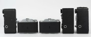 KERSHAW: Five mid-century, English-made folding cameras - three Eight-20 Penguins, and two Kershaw 110s.&nbsp;(5 cameras) - 2