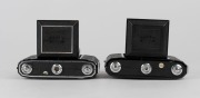 ZEISS IKON: Two horizontal-folding cameras - one circa 1937 Ikonta 520/16 [#E 18127], and one circa 1948 Ikonta 521/16 [#S 69365], both with Novar 75mm f4.5 lenses. (2 cameras) - 5