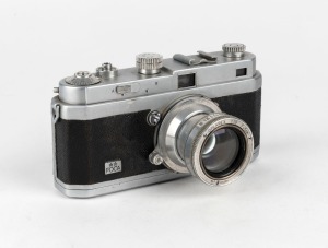FOCA: PF2B Two-Stars Leica-copy rangefinder camera [#43.476 B], circa 1955, with Oplarex 50mm f1.9 lens [#12.270].
