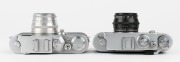 KRASNOGORSK: Two Leica-copy rangefinder&nbsp;cameras, one circa 1954 Zorki 3&nbsp;and one circa 1972&nbsp;Zorki-4K [#74118533], both with Jupiter-8 50mm f2 lenses. (2 cameras) - 4