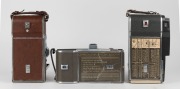 POLAROID: Three instant rollfilm cameras - one circa 1948 Polaroid 95, one circa 1960 Polaroid 900, and one circa 1961 Polaroid J-66. (3 cameras) - 3