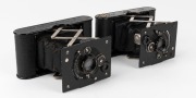 KODAK: Two early 1920s Vest Pocket Autographic Special cameras&nbsp;with&nbsp;Tessar&nbsp;90mm f4.9 lenses [#573043 & #627705] and&nbsp;Compur shutters. (2 cameras)