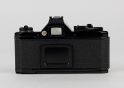 ASAHI KOGAKU: 1976 black-body Pentax MX SLR camera [#4307675], with SMC Pentax-M 50mm f1.7 lens [#6461336] and front lens cap. - 3