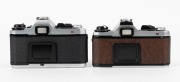 ASAHI KOGAKU: Two circa 1980 35mm SLR cameras - one Pentax ME-F [#3592021] with SMC Pentax-M 50mm f1.7 lens [#7280202], and one Pentax ME [#1407336], also with SMC Pentax-M 50mm f1.7 lens [#7244776]. (2 cameras) - 3