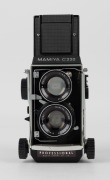 MAMIYA: Mamiyaflex C220 TLR camera [#B69258], circa 1968, with Mamiya-Sekor 80mm f2.8 lens [#782662]. - 2