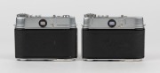 KODAK: Two circa 1961 viewfinder cameras - one Retina Automatic I [#75488] with Retina-Reomar&nbsp;45mm f2.8 lens and&nbsp;Prontormat-S shutter, and one Retina Automatic II [#61675] with Retina-Xenar&nbsp;45mm f2.8 lens and&nbsp;Compur shutter.&nbsp;(2 cameras) - 3