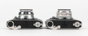 KODAK: Two circa 1961 viewfinder cameras - one Retina Automatic I [#75488] with Retina-Reomar&nbsp;45mm f2.8 lens and&nbsp;Prontormat-S shutter, and one Retina Automatic II [#61675] with Retina-Xenar&nbsp;45mm f2.8 lens and&nbsp;Compur shutter.&nbsp;(2 cameras) - 5