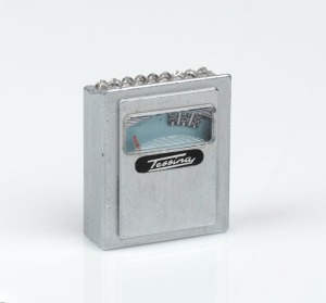CONCAVA: Tessina exposure meter accessory in maker's box with instruction booklet.