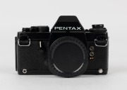 ASAHI KOGAKU: Black Pentax LX SLR camera body [#5234799], circa 1980, with plastic body cap. - 2