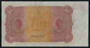 Banknotes - Australia: PRIVATE ISSUE BANKNOTE:&nbsp;THE NATIONAL BANK OF AUSTRALASIA, Ten Pounds, Melbourne 1895; with VICTORIA at base (MVR4P), No 0010001 / 015000&nbsp;perforated SPECIMEN and dated 1st May 1895; with manuscript date "Feb.26 '95" in still attached - 2