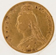 1890 (1) and 1892 (2) Half Sovereigns, Jubilee head, Shield reverse, F/VF. (3) - 3