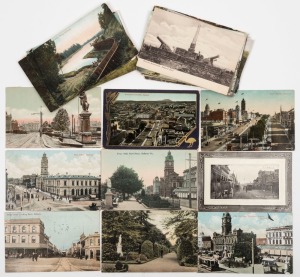 Postcards: VICTORIA - BALLARAT: A collection of photographic postcards with publishers/ photographers including V.S.M., Valentines, H.I.Summerscales, H.J.S., Rose, Eden, etc. (Total: 36; 9 unused; 27 used)