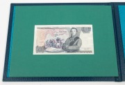 1990 Bank of England &pound;5 Series "D" of 1971 in a presentation folder with the new &pound;5 Series "E", Uncirculated. (2 notes). - 3