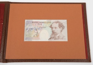1992 Bank of England £10 Series "D" of 1975 in a presentation folder with the new £10 Series "E", Uncirculated. (2 notes).