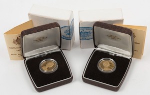 TWO HUNDRED DOLLARS, 1980 $200 gold Koala Proofs, (2) in original boxes.