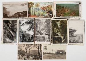 POSTCARDS: NEW SOUTH WALES - BLUE MOUNTAINS: A collection of photographic postcards featuring views of natural attractions