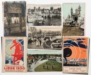 Postcards: EXHIBITIONS - OTHER: A varied collection of postcards issued at various international exhibitions, such as the 1909 Imperial, 1910 Japan-British, and 1913 Imperial Services Exhibitions. Featuring images of ornate pavilions, model villages, trad