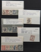 1913 - 1965 collection in a Hagner album. Noted KGV Heads */**/0, with some varieties noted and including OS perfins and overprints; commems incl Anzac, Jubilee, etc.; Arms set, some later Imprints incl AIF in pairs; Navs to &pound;1, etc. (qty). - 2