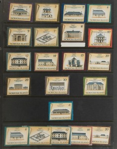 NORFOLK ISLAND: 1970s-90s duplicated range in Hagner album; complete sets, strips, M/Sheets, etc. (100s) MUH.