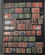 Australian and foreign stamps in several albums in a large box, (qty). - 6