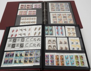 1991 - 2008 blocks and strips in two albums, (100s) MUH.