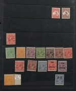 KGV - Decimal period collection in a Hagner binder; noted a few KGV heads **, Robes set of 3 **, Macarthur, Victoria, Anzac sets **, Arms to &pound;1 **, Navigators to &pound;2 **, plus a good range of decimals incl 1971 Xmas blk.25. Accompanied in a large carton by - 2