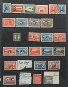 KGV - Decimal period collection in a Hagner binder; noted a few KGV heads **, Robes set of 3 **, Macarthur, Victoria, Anzac sets **, Arms to &pound;1 **, Navigators to &pound;2 **, plus a good range of decimals incl 1971 Xmas blk.25. Accompanied in a large carton by - 3