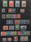 KGV - Decimal period collection in a Hagner binder; noted a few KGV heads **, Robes set of 3 **, Macarthur, Victoria, Anzac sets **, Arms to &pound;1 **, Navigators to &pound;2 **, plus a good range of decimals incl 1971 Xmas blk.25. Accompanied in a large carton by - 4