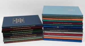 POST OFFICE YEARBOOKS: 1982 - 2004 complete set; noted a few stamps missing from 1983, 1985 & 1986, MUH. FV: $815+.