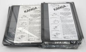 ACCESSORIES: "Kanga" Brand stock sheets, 33 unopened packs of 10. (330).