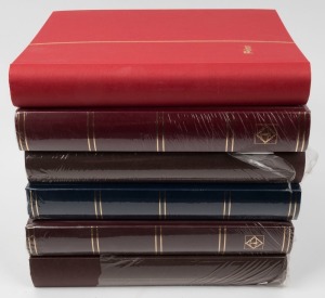 ACCESSORIES: Six large Lighthouse or Prinz stockbooks; all new.