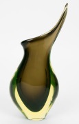 CENEDESE Murano glass flame vase, 24cm high. - 2