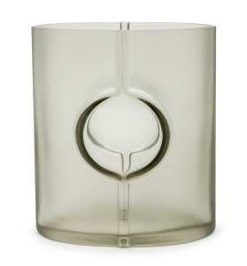 TAPIO WIRKKALA "Machine Vase" Scandinavian art glass vase, engraved "TAPIO WIRKKALA / 3307", 17cm high.