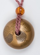 An antique Japanese four case&nbsp;inro&nbsp;with Kajikawa family seal with matching netsuke, ​​​​​​​10.5cm high - 3