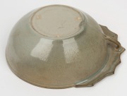 An antique Chinese celadon glazed brush washer vessel, Sung Dynasty, ​​​​​​​6.5cm high, 20.5cm wide - 3