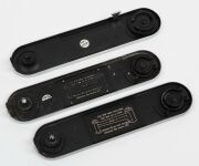 LEITZ: Three chrome Leica camera baseplates for Leica IIIa, IIIb, or&nbsp;IIIg. (3&nbsp;items) - 2