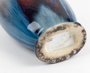 A Chinese red and lavender blue glazed stone ware vase, Qing dynasty 19cm high - 5