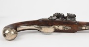 An antique English flintlock duelling pistol, circa 1780, 32.5cm long - 4