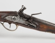 An antique English flintlock duelling pistol, circa 1780, 32.5cm long - 5